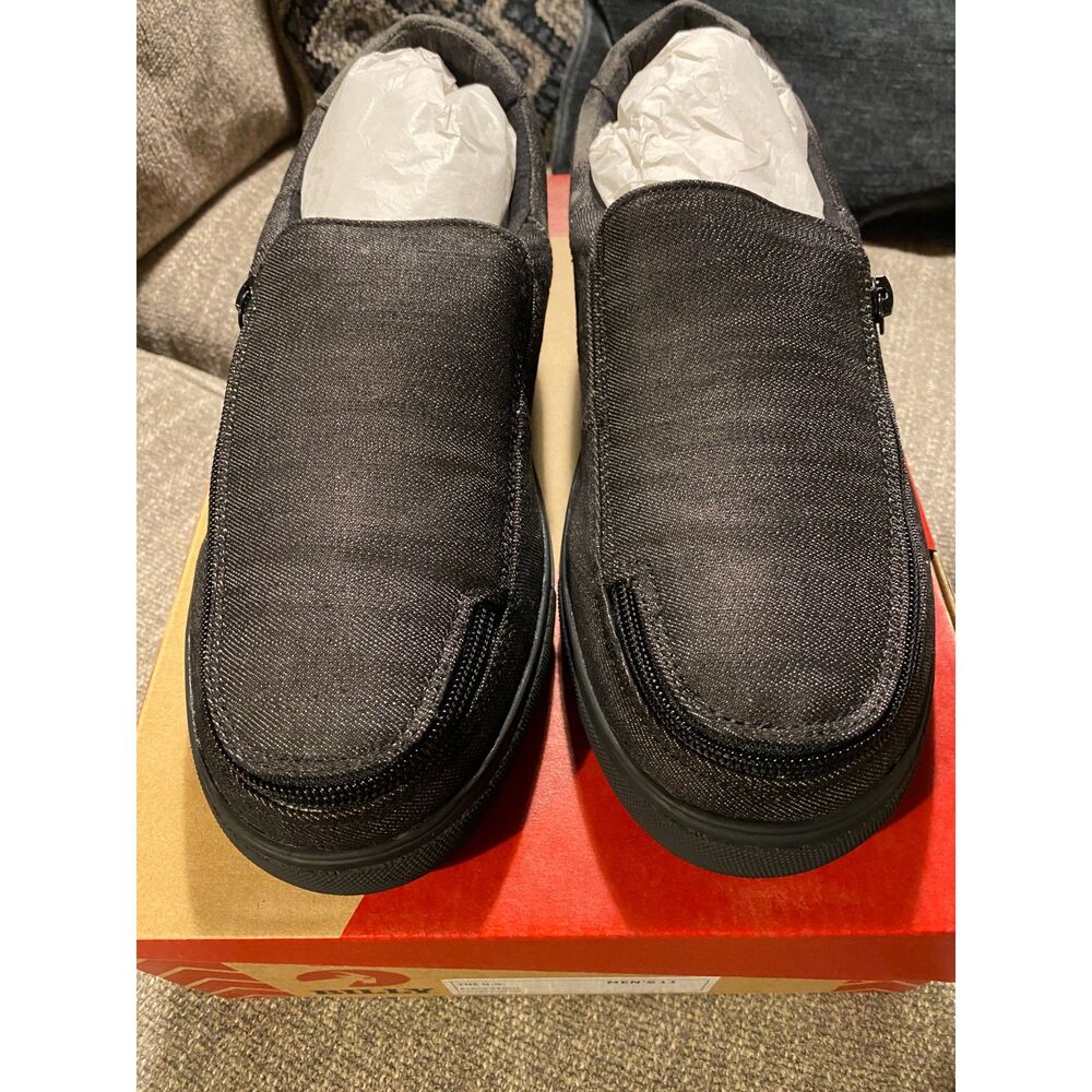 Billy The O.G. Men's Black Denim Shoes Easy On/Off New In Box Size 11 Adaptive